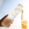 Outdoor Sports Portable Glass Water Bottle